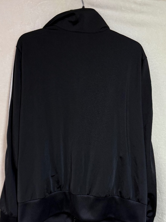 Adidas Women's 4X Track Jacket Zip - 3 Stripes Black & White Firebird - Picture 5 of 10